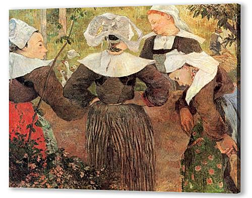 Картина маслом - Der Tanz der vier Bretoninnen	
