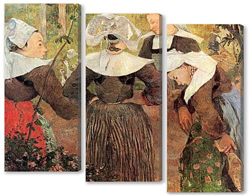 Модульная картина - Der Tanz der vier Bretoninnen	
