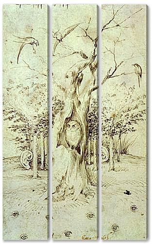 Модульная картина - The Trees Have Ears and the Field Has Eyes by Hieronymus Bosch