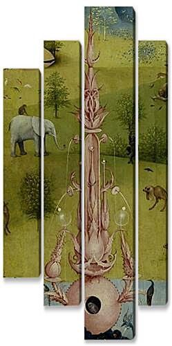 Модульная картина - The Garden of Earthly Delights, left panel (Detail	
