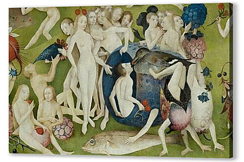 Картина маслом - The Garden of Earthly Delights, central panel (Detail	
