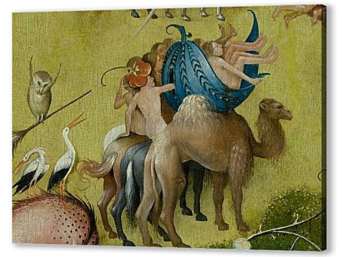 Картина маслом - The Garden of Earthly Delights, central panel (Detail	
