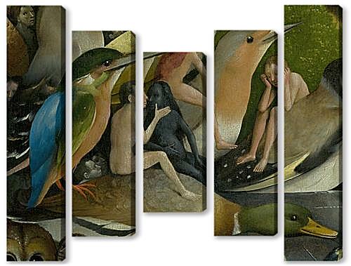 Модульная картина - The Garden of Earthly Delights, central panel (Detail	
