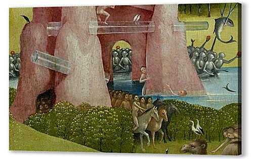 Картина маслом - The Garden of Earthly Delights, center panel (Detail	
