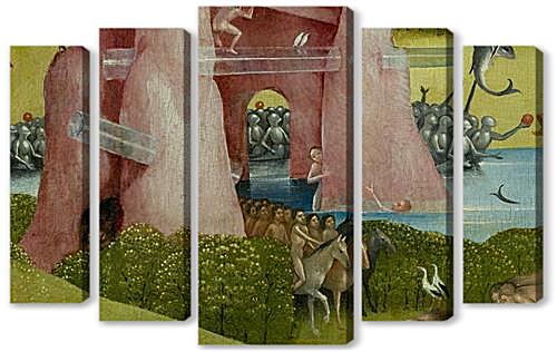 Модульная картина - The Garden of Earthly Delights, center panel (Detail	
