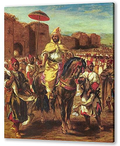 Постер (плакат) - Portrat des Sultans von Marokko
