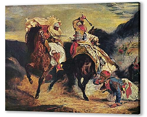 Постер (плакат) - Combat of the Giaour and the Pasha
