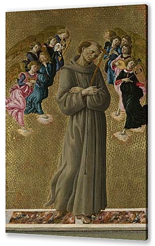 Постер (плакат) - Saint Francis of Assisi with Angels	
