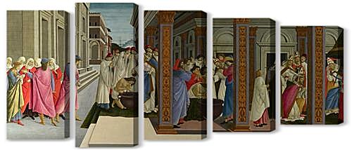 Модульная картина - Four Scenes from the Early Life of Saint Zenobius	
