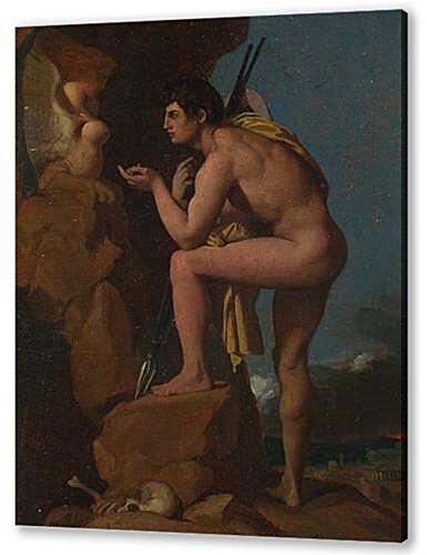 Постер (плакат) - Oedipus and the Sphinx
