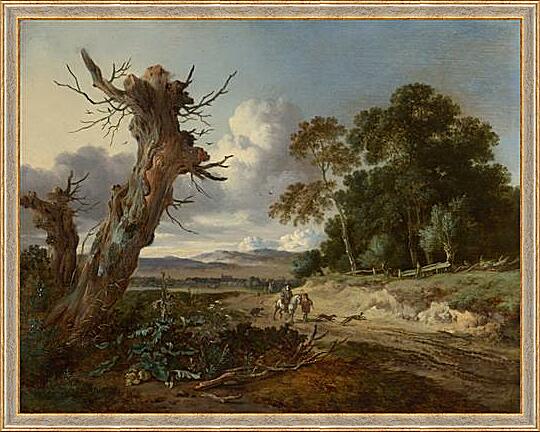 Картина - A Landscape with Two Dead Trees
