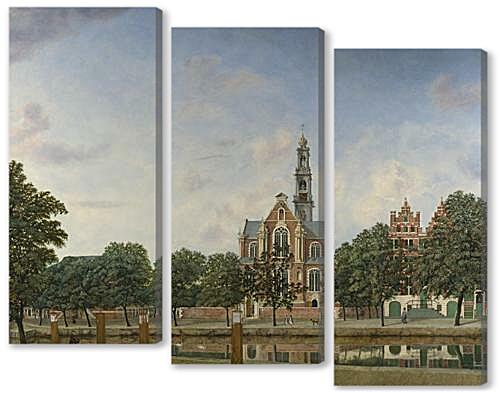 Модульная картина - View of the Westerkerk, Amsterdam
