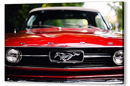Постер (плакат) - Красный Мустанг (Ford Mustang)
