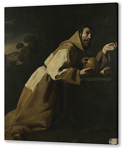 Картина маслом - Saint Francis in Meditation
