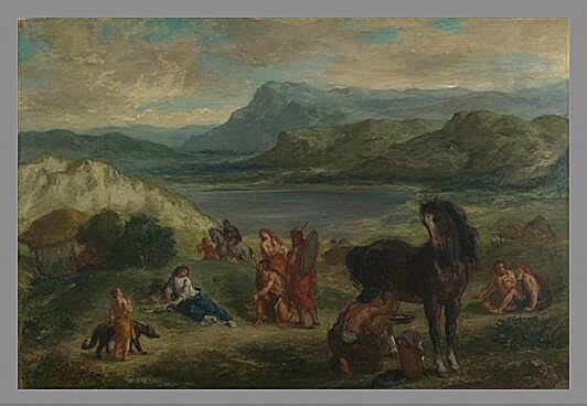 Картина - Ovid among the Scythians
