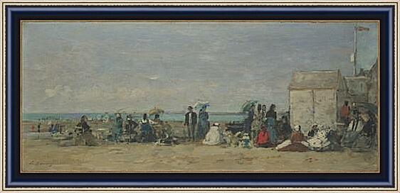 Картина - Beach Scene, Trouville (1)
