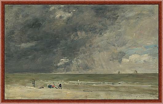 Картина - Beach at Trouville
