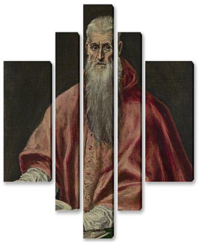 Модульная картина - Saint Jerome as Cardinal	
