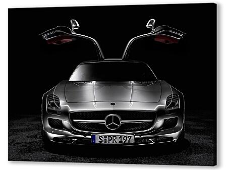 Картина маслом - Mercedes SLS AMG