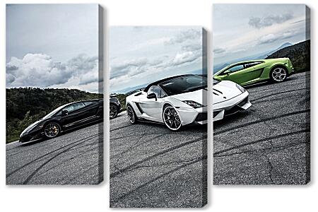 Модульная картина - Lamborghini Gallardo