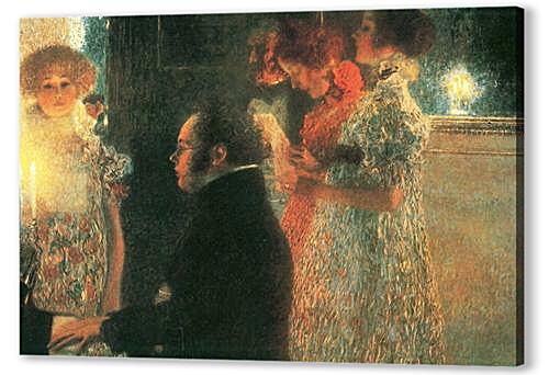 Картина маслом - Schubert am Klavier	
