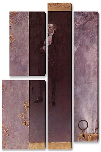 Модульная картина - Hofburgschauspieler Josef Lewinsky als Carlos	
