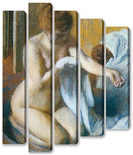 Модульная картина - Degas Edgar, Femme au tub Woman with the tub	
