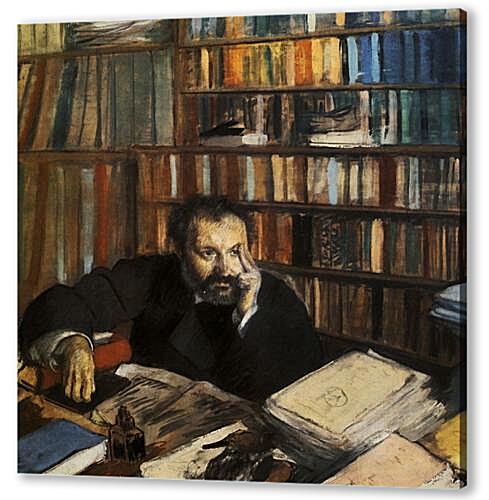 Картина маслом - Edmond Duranty  Gouache	
