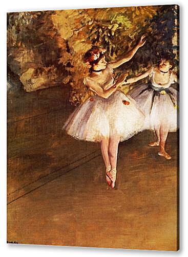 Постер (плакат) - Deux danseuses en scene	
