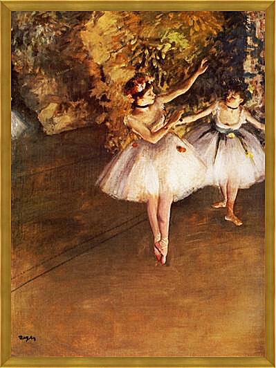 Картина - Deux danseuses en scene	
