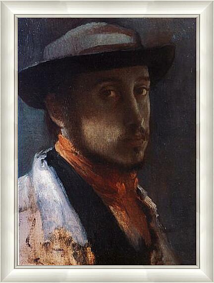 Картина - Degas au chapeau moi	

