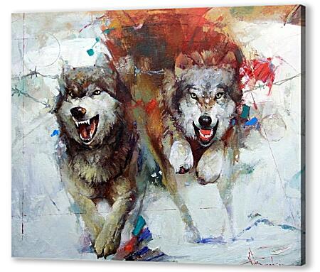 Постер (плакат) - Волки