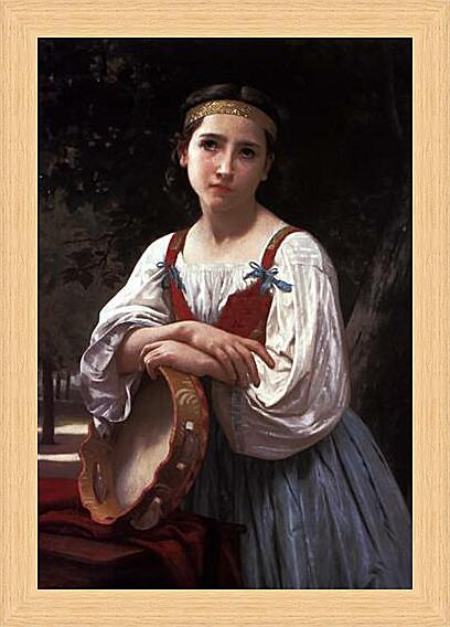 Картина - Bohemienne au Tambour de Basque

