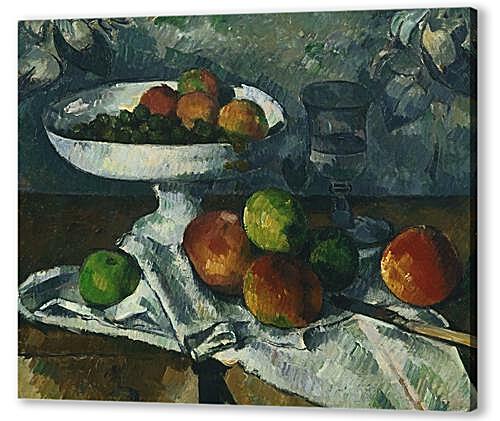 Картина маслом - Still Life with Fruit Dish	
