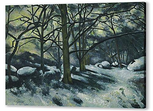 Melting Snow, Fontainebleau	
