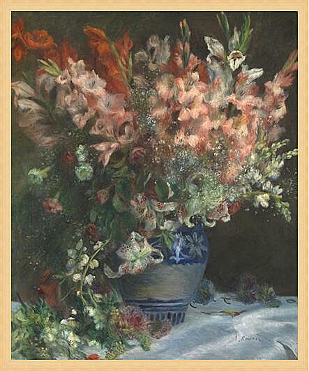 Картина - Gladioli in a Vase
