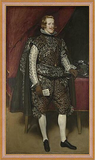 Картина - Philip IV of Spain in Brown and Silver	
