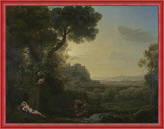 Картина - Landscape with Narcissus and Echo
