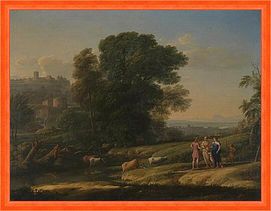 Картина - Landscape with Cephalus and Procris reunited by Diana
