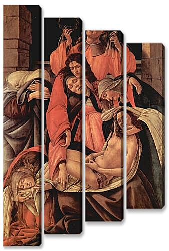 Модульная картина - Weeping Christ