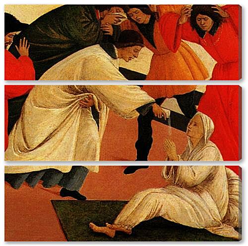 Модульная картина - Three miracles of saint Zenobius (detail 2)	
