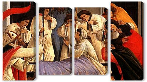 Модульная картина - Three miracles of saint Zenobius (detail)