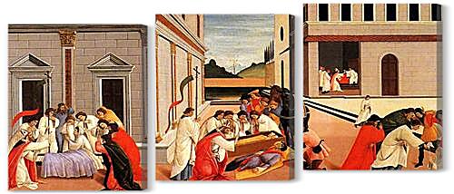 Модульная картина - Three Miracles of Saint Zenobius	
