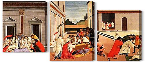 Модульная картина - Three Miracles of Saint Zenobius	
