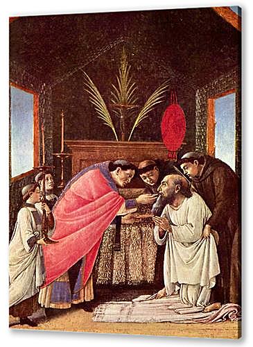 Постер (плакат) - The last coming union of the St. Hieronymus	
