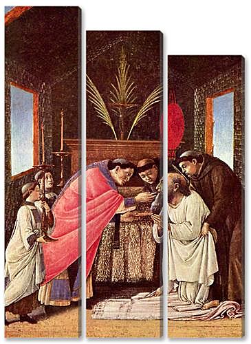 Модульная картина - The last coming union of the St. Hieronymus	
