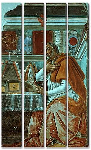 Модульная картина - St. Augustinus in prayer (2)	
