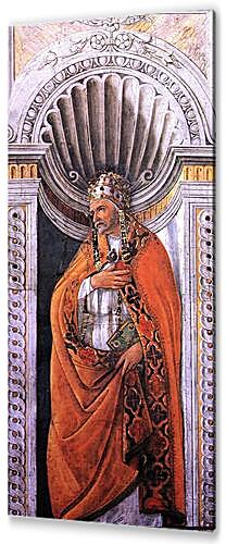 Постер (плакат) - Portrait of the pope, Staint Sixtus II	
