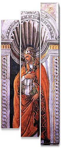 Модульная картина - Portrait of the pope, Staint Sixtus II	
