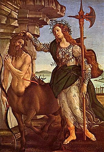 Картина - Minerva and the Centaur	
